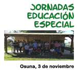 Jueves 3 de Noviembre:  Jornadas de Educación Especial.