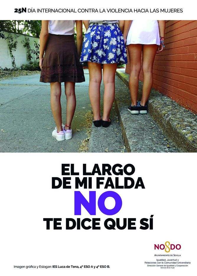 'El largo de mi falda NO te dice que sí', campaña municipal por el Día contra la Violencia hacia las Mujeres